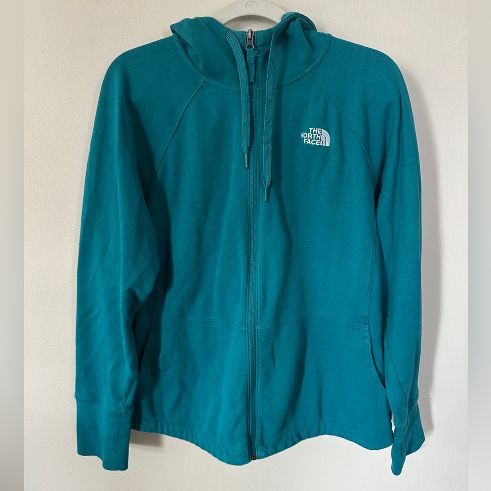 The North Face Eco Ridge Reardon turquoise teal hoodie XXL